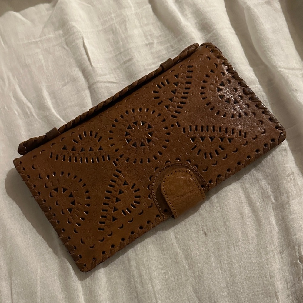 Cleobella Mexicana Clutch - Brown - Picture 2 of 8